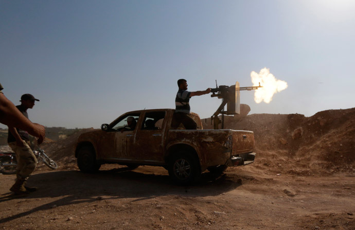 Free Syrian Army (FSA) fighters (Reuters / Khalil Ashawi)