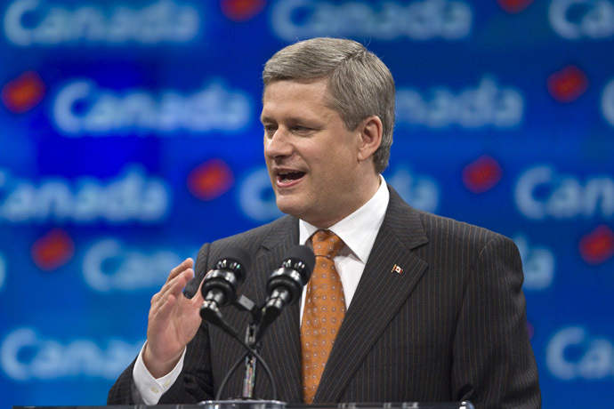 Prime Minister Steven Harper of Canada (AFP Photo)