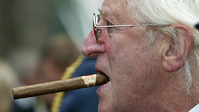 File photograph shows disgraced British entertainer Jimmy Savile (Reuters / Paul Hackett)