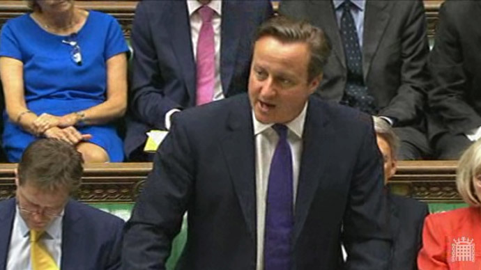 British Prime Minister David Cameron.(AFP Photo)