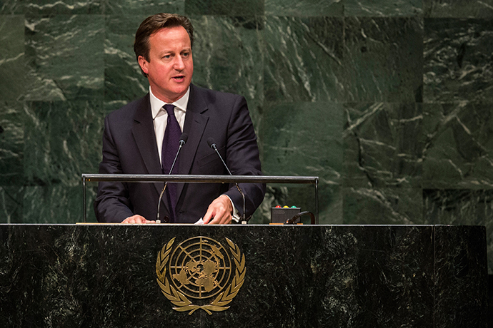 Britainâs Prime Minister David Cameron (Andrew Burton / Getty Images North America / AFP)