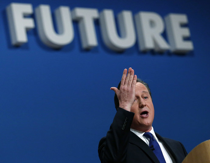 Britain's Prime Minister David Cameron (Reuters/Luke MacGregor)