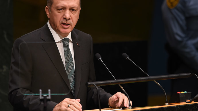 President of Turkey Tayyip Erdogan (AFP Photo / Don Emmert)