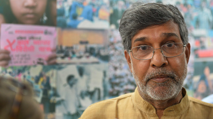 Kailash Satyarthi (AFP Photo / Chandan Khanna)