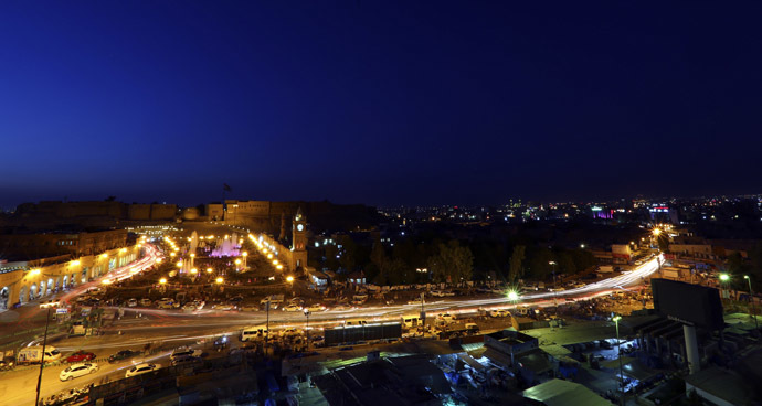 A view of the city of Arbil. (Reuters/Thaier Al-Sudani)