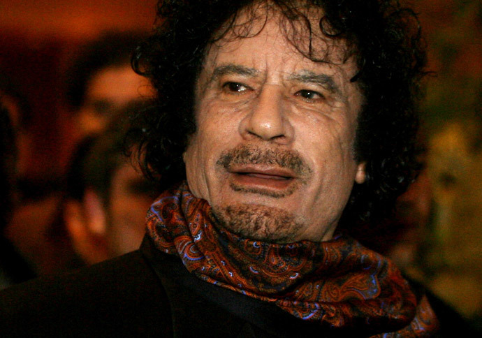 Muammar Gaddafi (AFP Photo / Jose Luis Roca)