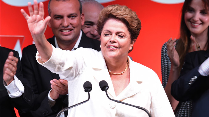 Re-elected Dilma wins in a Brazil broken in two