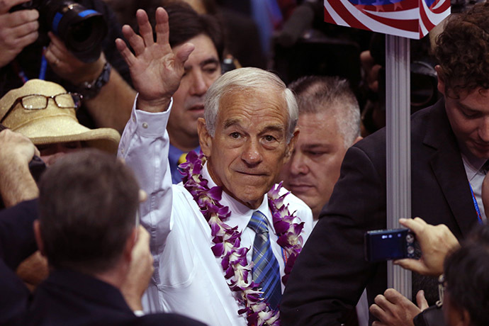 Former Republican presidential candidate, Representative Ron Paul. (Reuters/Jason Reed)