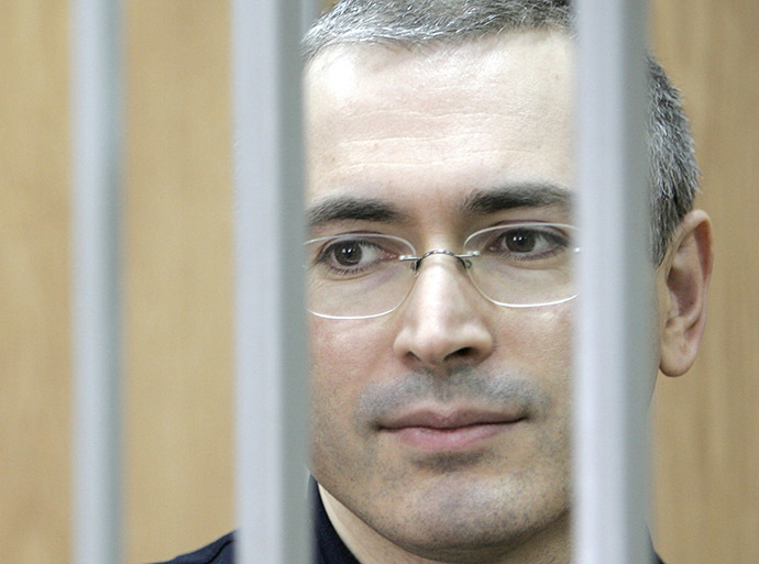 A picture taken 30 May 2005 shows Imprisoned former head of the Yukos oil company, Mikhail Khodorkovsky. (AFP Photo/Tatyana Makeyeva)