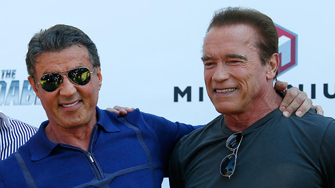 Action stars Arnold, Sly chip in for the IDF