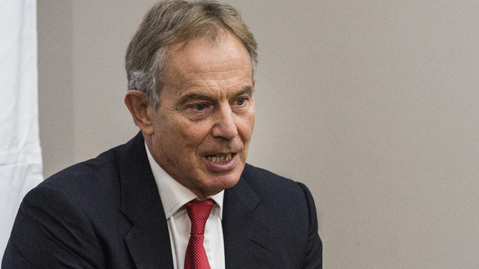 ormer Prime Minister of the United Kingdom Tony Blair (AFP Photo/Andrew Burton)