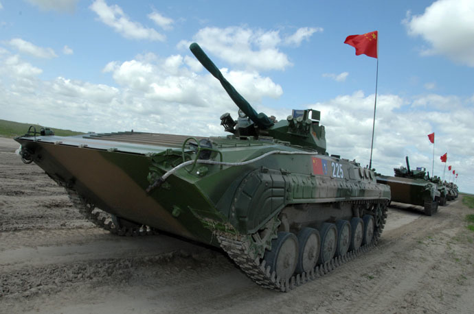 A Chinese Type 86A IFV seen during the final rehearsal of the joint Russia-China anti-terror exercise Peace Mission (RIA Novosti)