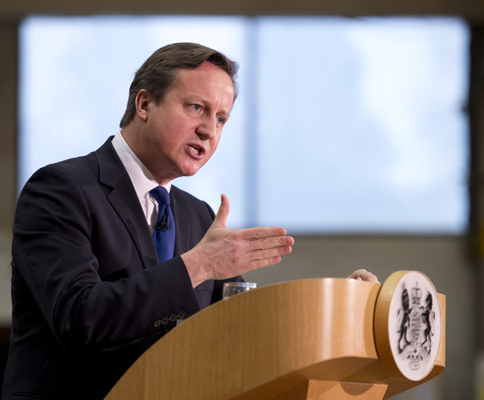 British Prime Minister David Cameron (AFP Photo)