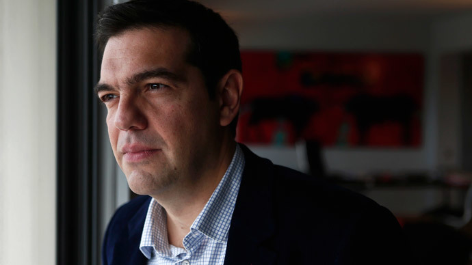 Greece's leftist main opposition Syriza party leader Alexis Tsipras.(Reuters / Alkis Konstantinidis)