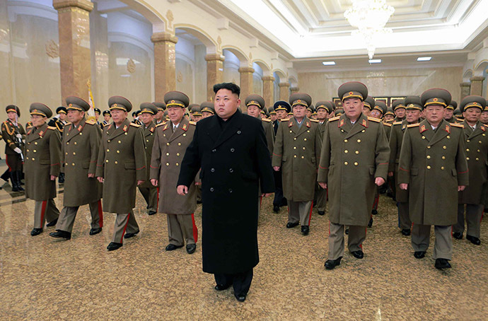 This photograph taken and released by North Korea's official Korean Central News Agency (AFP Photo/KCNA via KNS)