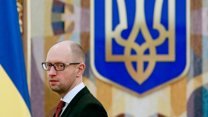 Ukraine's Prime Minister Arseny Yatsenyuk.(Reuters / Valentyn Ogirenko)