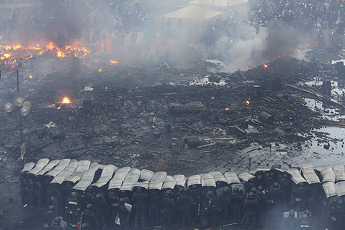 Kiev, February 19, 2014 (Reuters / Olga Yakimovich)