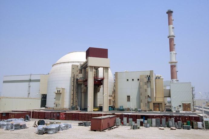 A general view of the Bushehr main nuclear reactor. (Reuters/Raheb Homavandi)
