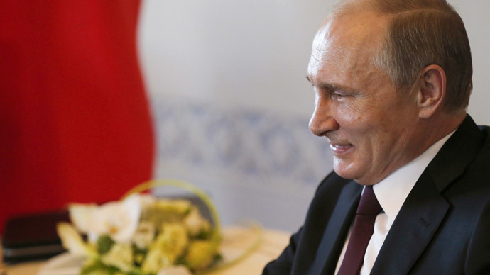 ​Putin looking very well for a man who died last week