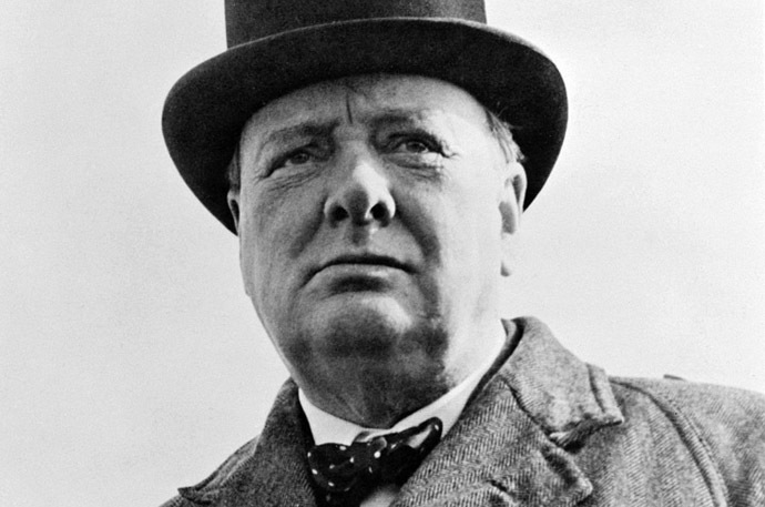 Sir Winston Churchill. (Image from Wikipedia)