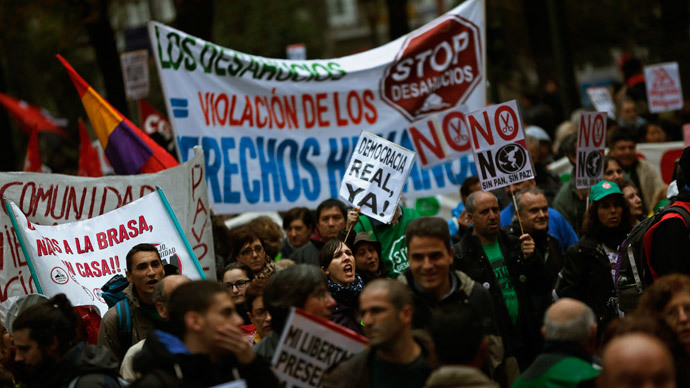 Spain austerity protest: ‘Things got worse than last year’