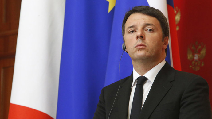 Italian Prime Minister Matteo Renzi (Reuters/Sergei Karpukhin)