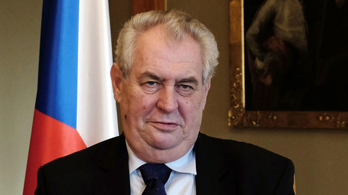 Czech Republic's President Milos Zeman (Reuters)