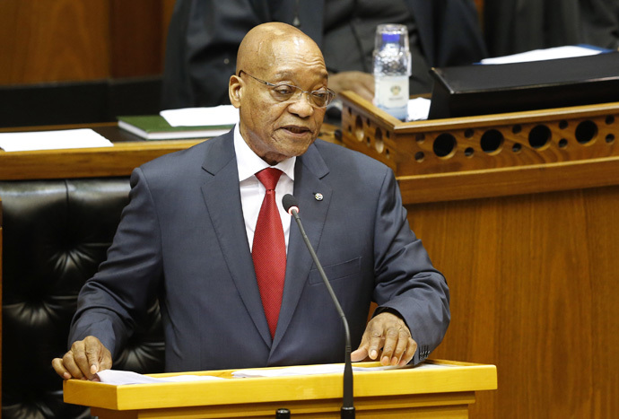 South Africa's President Jacob Zuma. (Reuters/Mike Hutchings)