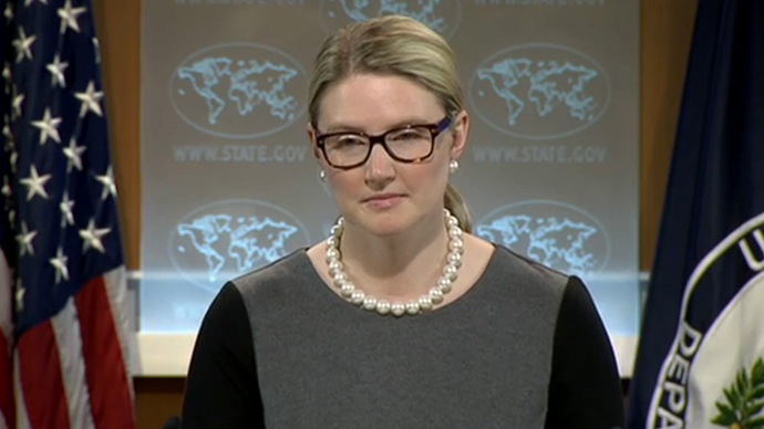 Marie Harf (Screenshot from video.state.gov)