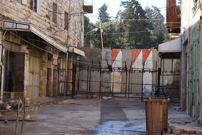 The Old Cityâs streets are walled, meaning their buildings are occupied by settlers (Photo by Nadezhda Kevorkova)