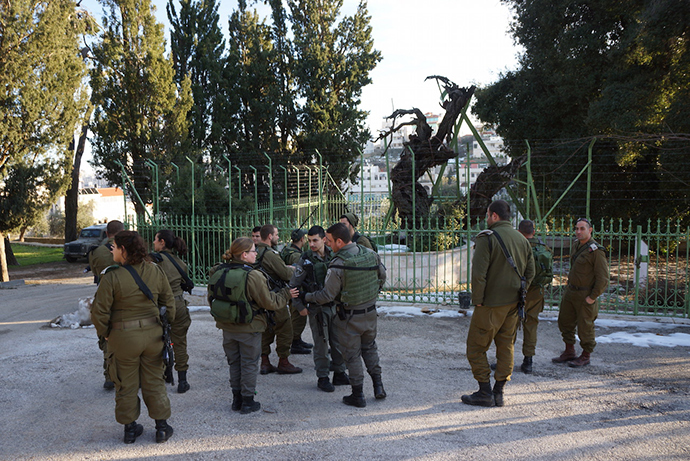 Israeli soldiers on a visit to the Oak of Mamre (Photo by Nadezhda Kevorkova)