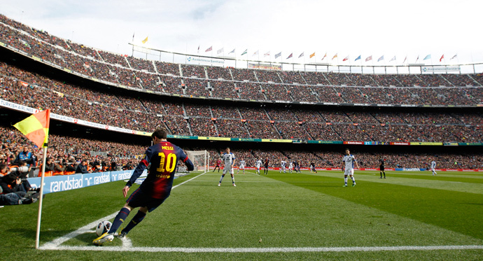 General view of Camp Nou stadium (Reuters / Albert Gea)