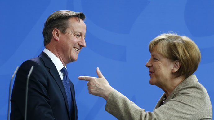 Cameron ‘playing poker with his hands of cards facing upwards’