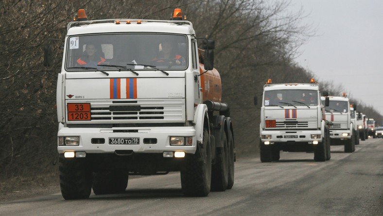 Ukraine : le dernier convoi humanitaire russe est arrivé dans le Donbass