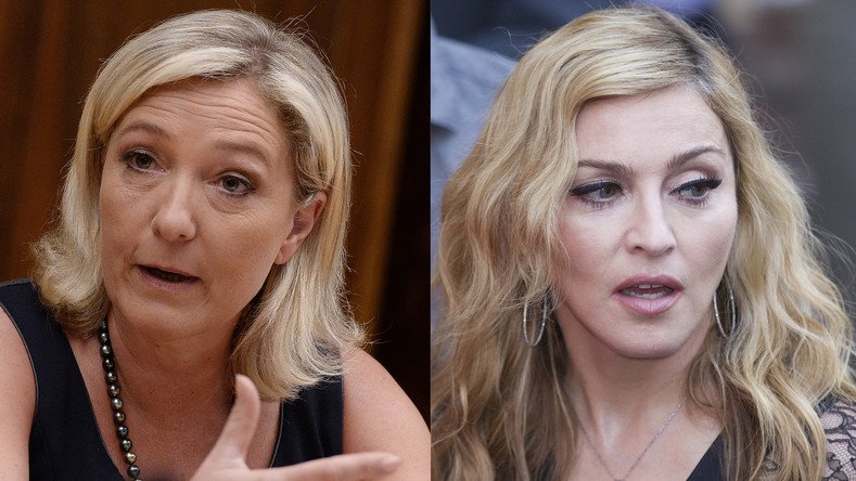 Marine Le Pen a accepté de «prendre un verre» avec Madonna
