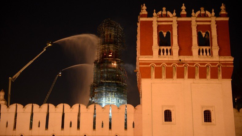 Incendie étouffé dans le couvent Novodievitchi de Moscou (VIDEO)