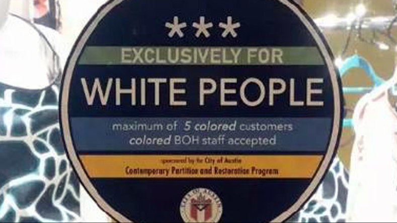 Des autocollants racistes suscitent l’émotion dans les quartiers bourgeois d’Austin, Texas