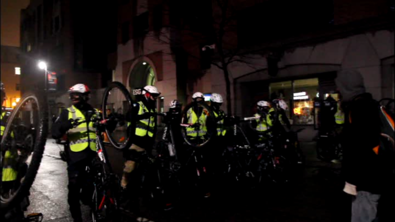 Cinq personnes interpellées à l'université de Monréal à l'issue d'une occupation nocturne (VIDEO)