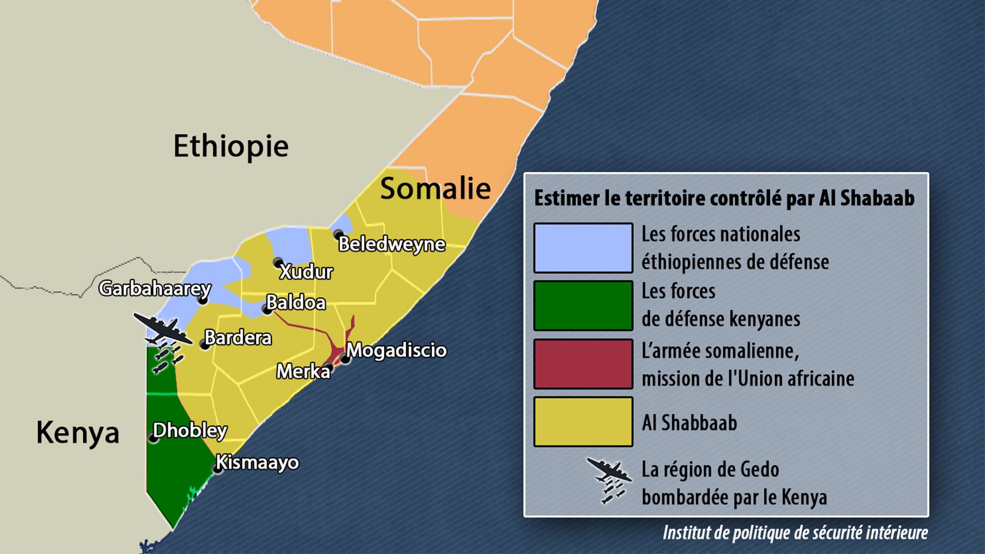 Des avions de combat kenyans bombardent les camps d’Al Shabaab en Somalie