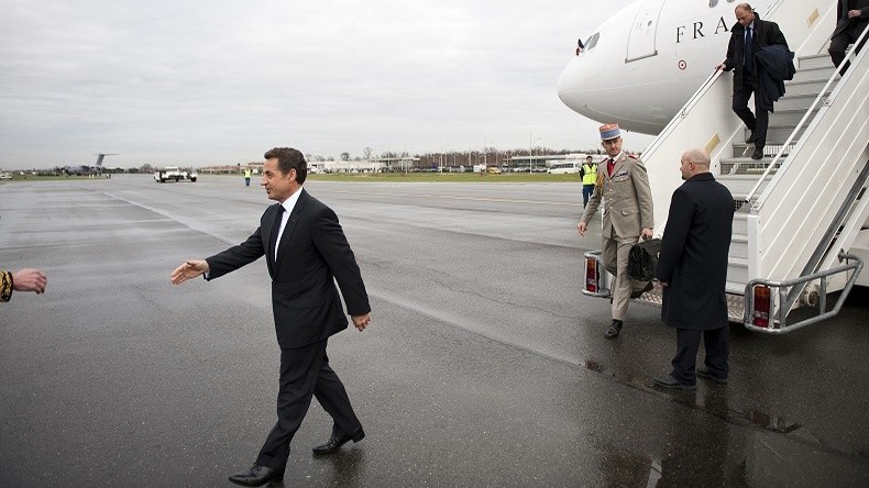 Même pour se déplacer en France, Nicolas Sarkozy reste très «bling-bling»