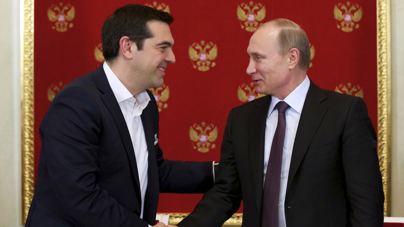 Poutine et Tsipras discutent du projet crucial de gazoduc, alors que le paiement au FMI est repoussé