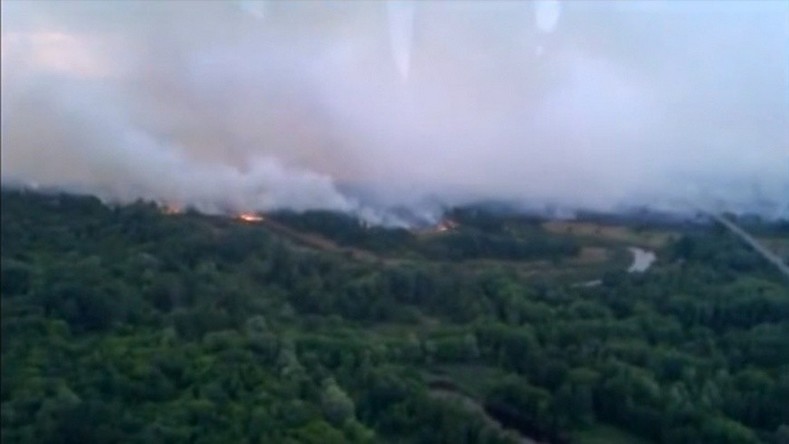 Un nouvel incendie dans la zone d’exclusion de Tchernobyl (VIDEO)