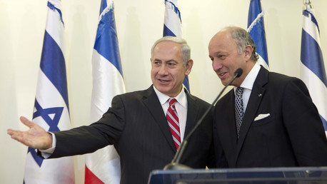 Laurent Fabius accueilli froidement en Israël