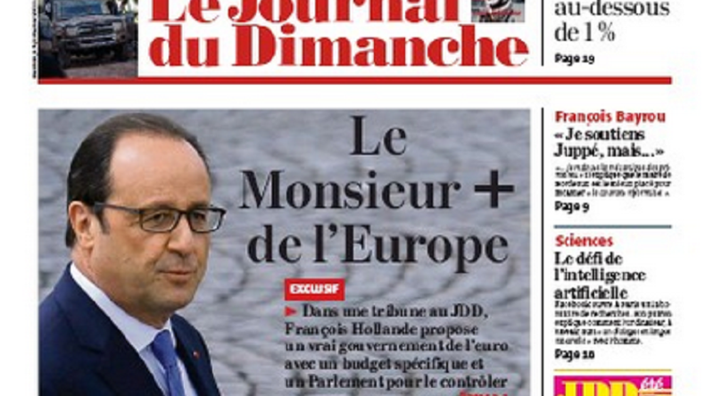 François Hollande parle au JDD, réactions sévères en France