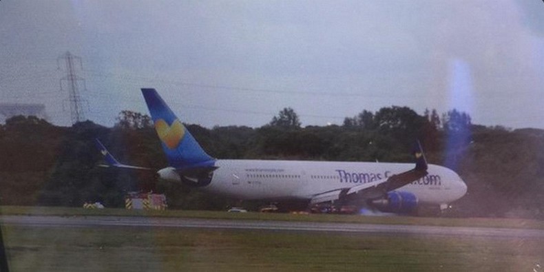 Atterrissage d’urgence du vol TCX2872 de Thomas Cook à Manchester