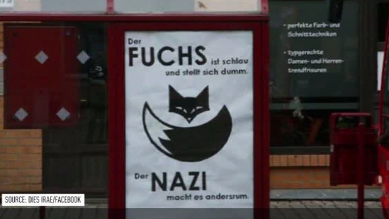 Des artistes allemands s’exposent dans la rue pour lutter contre les néonazis