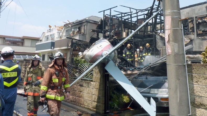 Japon : trois morts dans le crash d’un avion dans un quartier résidentiel à proximité de Tokyo