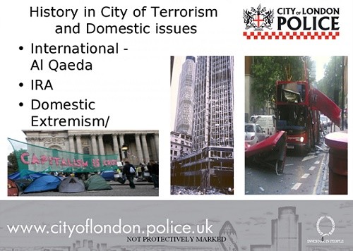 Au Royaume-Uni, la police confond terroristes et manifestants anti-capitalistes !