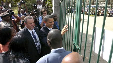 Barack Obama au Kenya en 2006