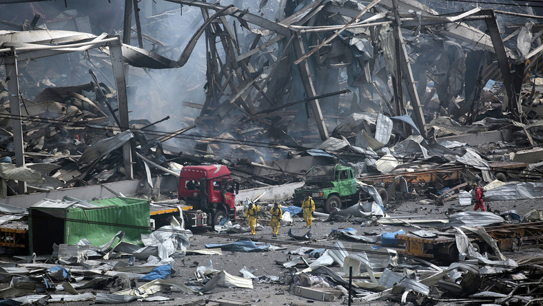 Du cyanure et d’autres produits hautement toxiques retrouvés sur le lieu des explosions en Chine